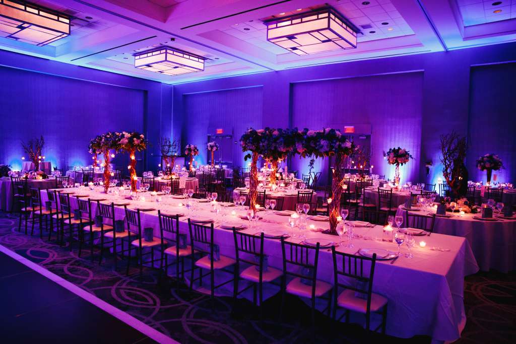 salon banquetes decorado flores