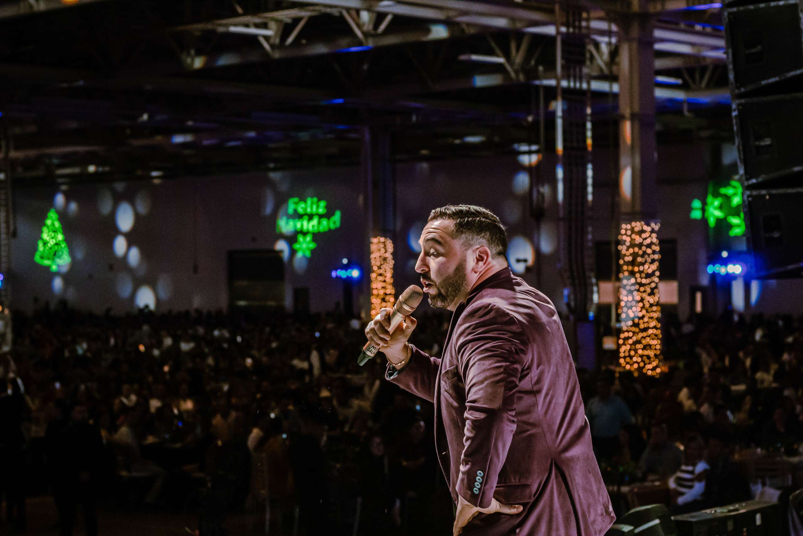 Mike Salazar en Honda Celaya Fiesta de Fin de Año