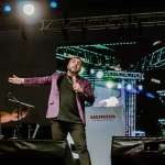 Mike Salazar en Honda Celaya Fiesta de Fin de Año