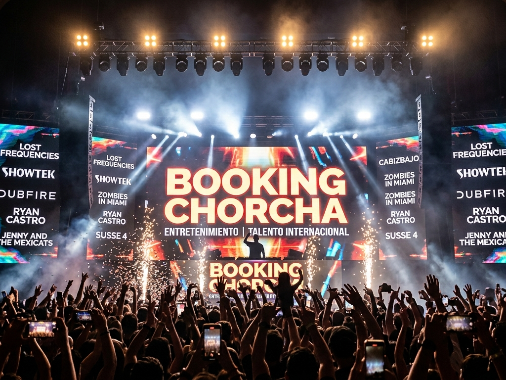 Booking de Artistas Nacionales e Internacionales: Claves para un Evento Exitoso en México — Chorcha Entertainment